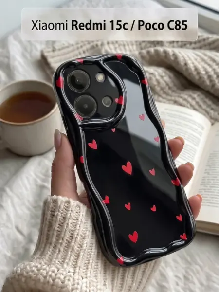 Рельефный чехол на Xiaomi Redmi 15c, Xiaomi Poco C85 РИНОФОН