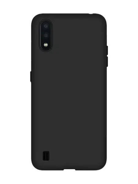 Чехол на Samsung Galaxy A01 силиконовый матовый бампер Tech&Style