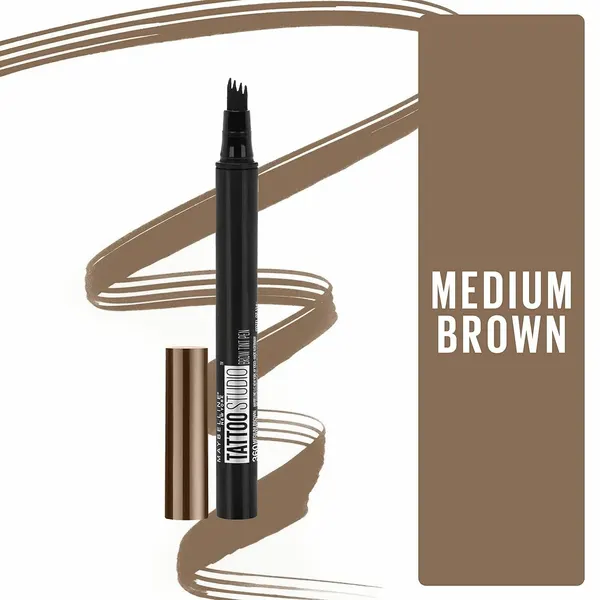Maybelline New York Tattoo маркер для бровей, оттенок 120 medium brown