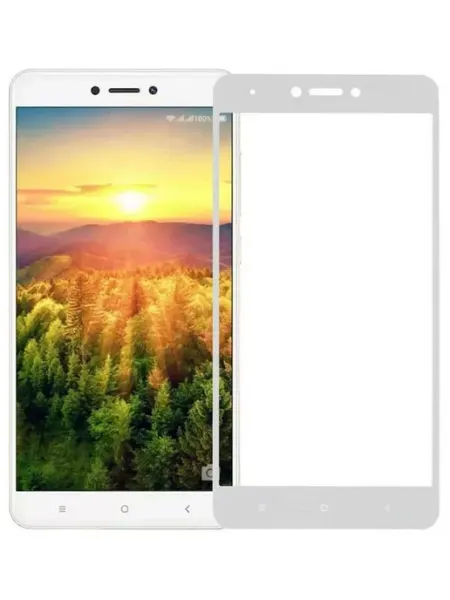 Защитное стекло 5d, для Xiaomi Redmi Note 4x, белое нет