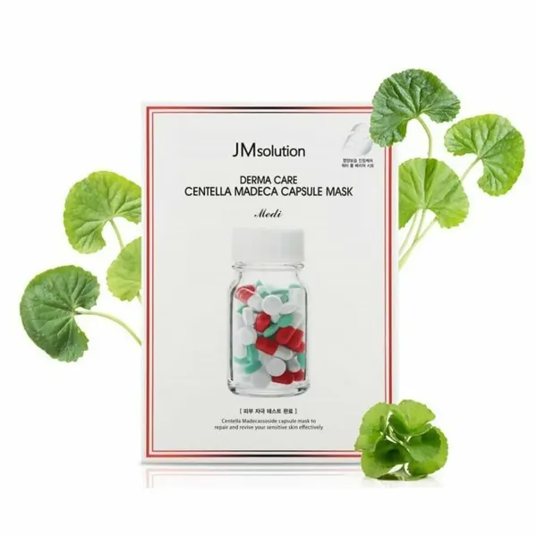 Маска для лица успокаивающая с центеллой JMsolution Derma Care Centella Capsule Mask, 1 шт.