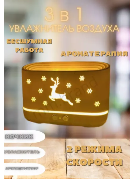 HOME MM Увлажнитель воздуха с подсветкой и диффузором ароматический