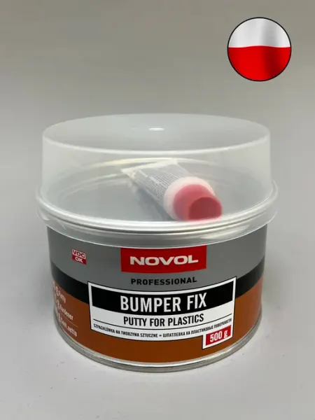 Шпатлевка для пластика автомобильная Bumper Fix 0,5 кг NOVOL