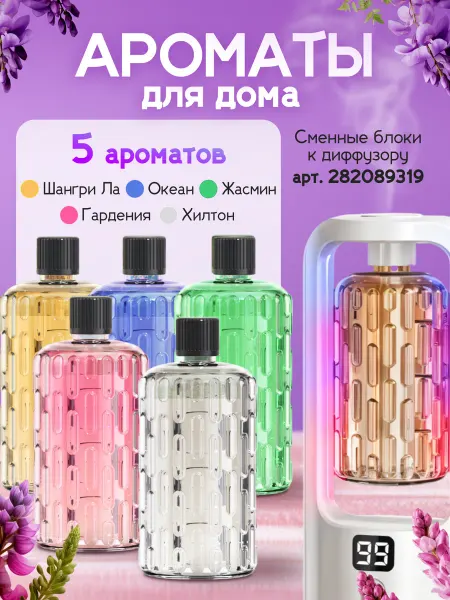 HoneyMoons Home Набор сменных блоков для автоматического диффузора
