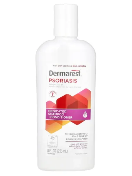 Лечебный шампунь и кондиционер от псориаза, 236 мл Dermarest