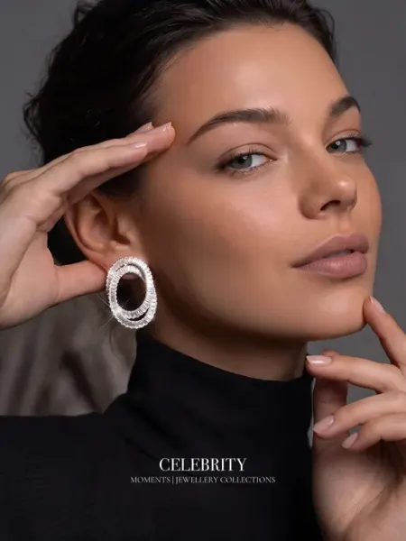 Серьги бижутерия со стразами CELEBRITY ACCESSORIES