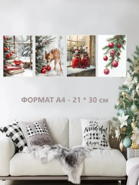 MAJIVVI HOME Набор интерьерных детских постеров А4