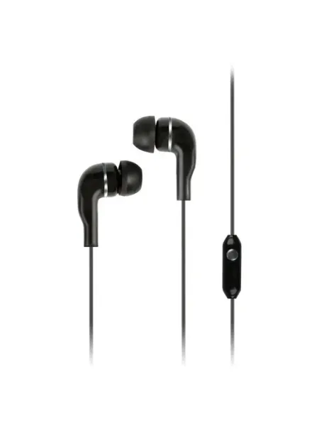 Наушники-вкладыши с микрофоном SmartBuy S4, 1м, черный