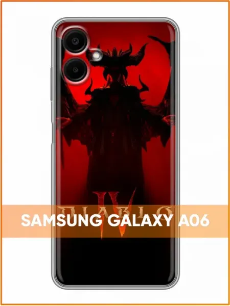 Чехол на Samsung Galaxy A06 с принтом Диабло Case Face