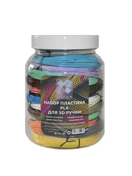 Набор пластика PLA для 3D ручки U3FAN