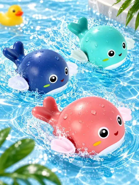 Игрушка для детей для игры в ванной с движущимися шариками, набор из 3 штук - Игрушки для купания