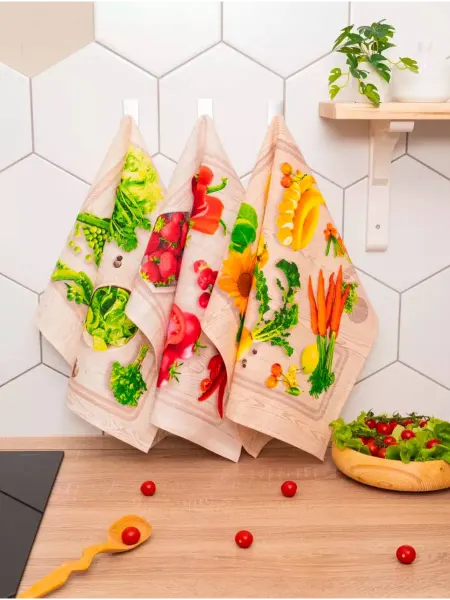 Home textiles Полотенце кухонное подарочные набор набор 3 шт