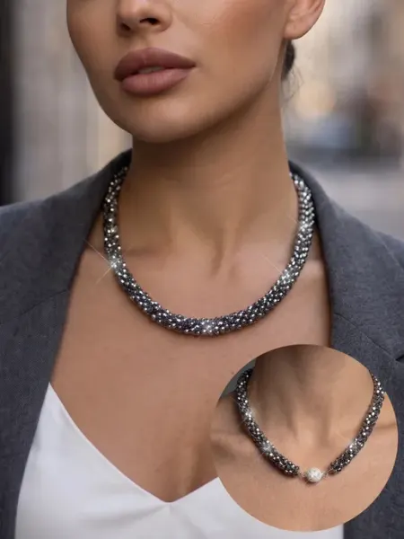 Колье на шею бижутерия блестящее CELEBRITY ACCESSORIES