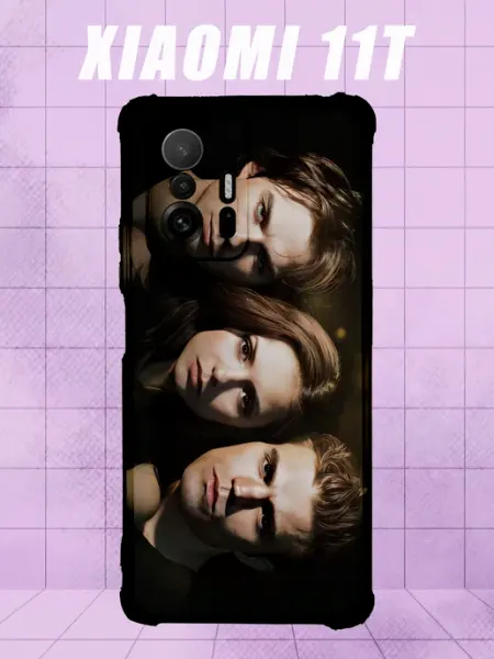 Чехол на Xiaomi 11T с принтом Дневники вампира трио PRINTberries