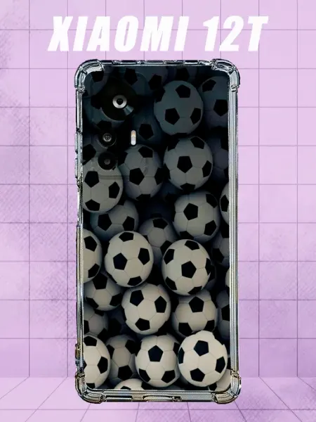 Чехол на Xiaomi 12T с принтом футбол PRINTberries