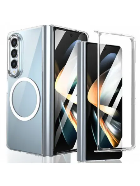 Прозрачный пластиковый чехол для Samsung Galaxy Z Fold 4 RosCase