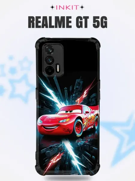 Чехол на Realme GT 5g Молния Маквин INKIT