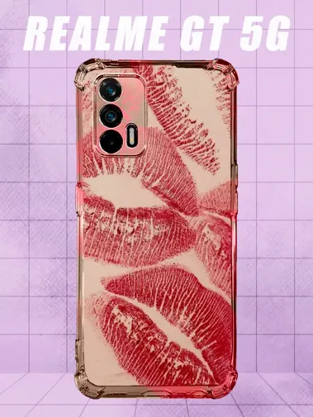 Чехол на Realme Gt 5G с принтом Губы PRINTberries