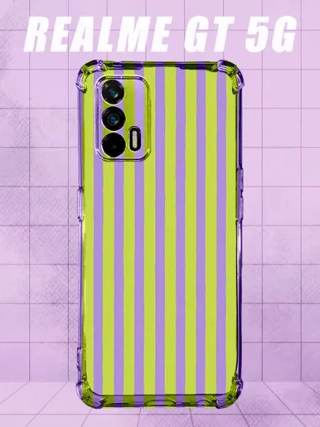 Чехол на Realme Gt 5G с принтом Полосы PRINTberries