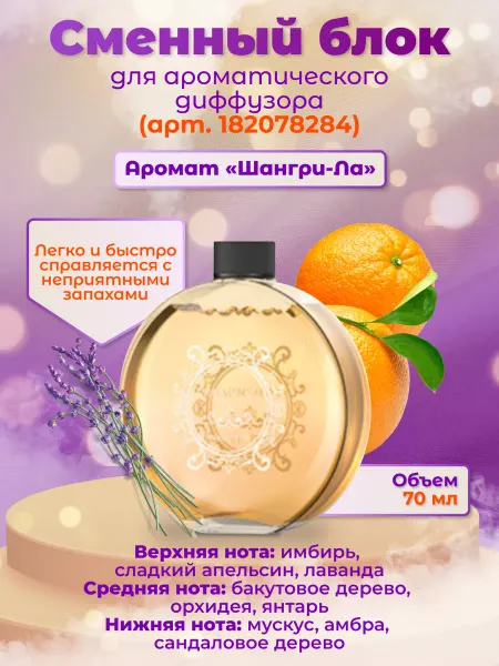 HomeLog Эфирное масло Шангри-Ла для автоматического освежителя
