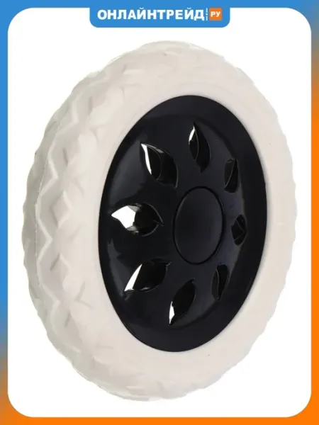 Колесо для тележек, пластик, 16см