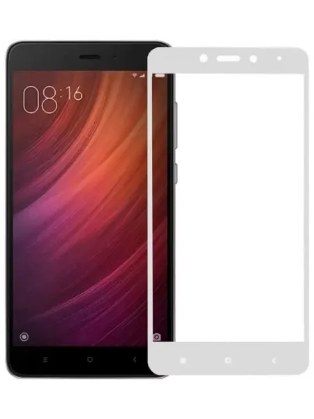 Защитное стекло 5d для Xiaomi Redmi Note 4, белое нет