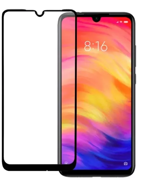 Защитное стекло 5d, для Xiaomi Redmi 7, m1810f6lg, черное нет