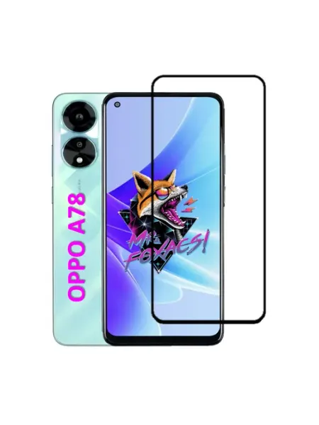 Защитное стекло для OPPO A78, ОППО А78 Full Glue Mr.Foxacs