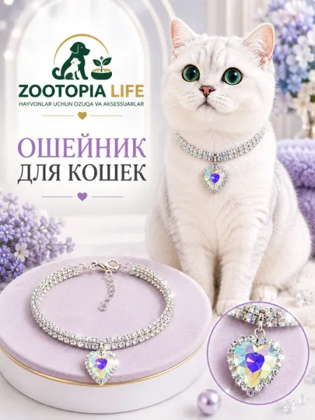 Подвеска с бриллиантами — сочетание элегантности и шарма! - Амуниция для кошек