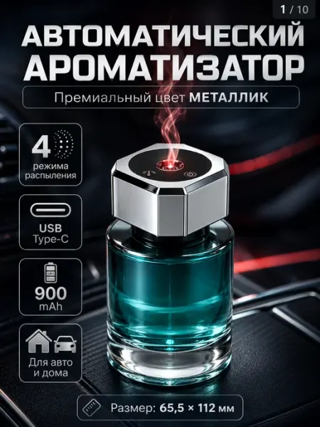 Беспроводной аромадиффузор для автомобиля, 160 мл Shuma