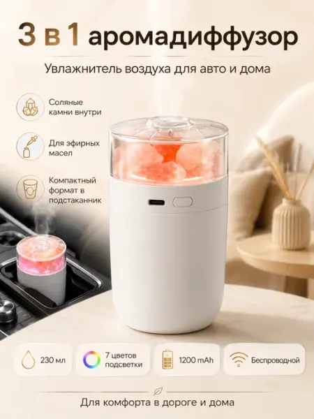 Беспроводной аромадиффузор для автомобиля, 230 мл SHUMA