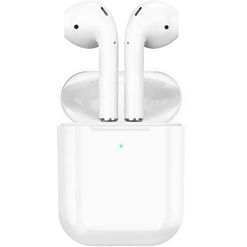 Bluetooth наушники вкладыши с микрофоном Borofone BW79 TWS, беспроводная гарнитура, белая