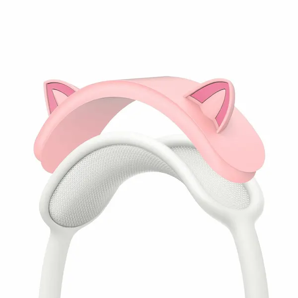 Накладные кошачьи ушки на наушники Airpods Max, Розовый