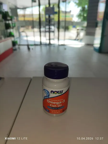 Омега-3 рыбий жир NOW Foods Double Strength 1000 мг, 30 капсул — поддержка сердца, мозга и суставов