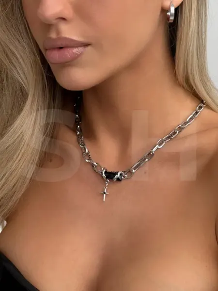 Sorry Honey Цепочка подвеска с крестиком