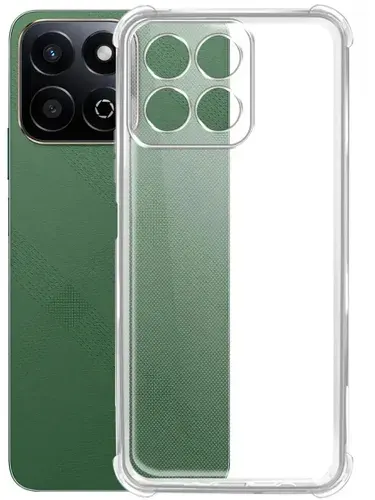 Прозрачный чехол на Honor X7C с защитой камеры