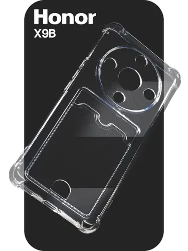 Чехол прозрачный с карманом Honor X9b
