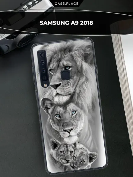 Чехол на A9 2018 лев Samsung