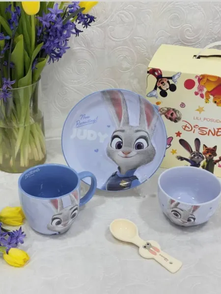 Набор детской посуды Judy Hopps, набор для кормления