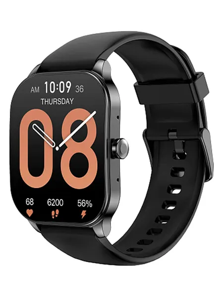 Смарт-часы Amazfit Pop 3S , 1.96" AMOLED, Bluetooth звонки, SpO2, 100 режимов, черный