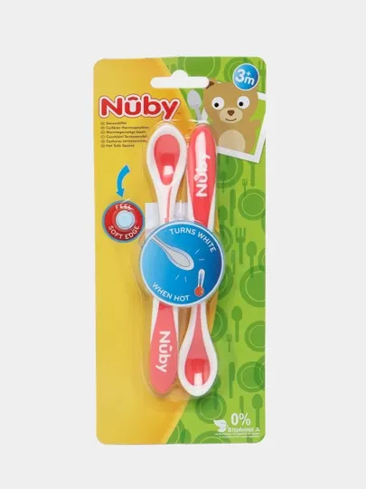 Ложечка для малышей Luby Hot Safe ID5277, 2 шт