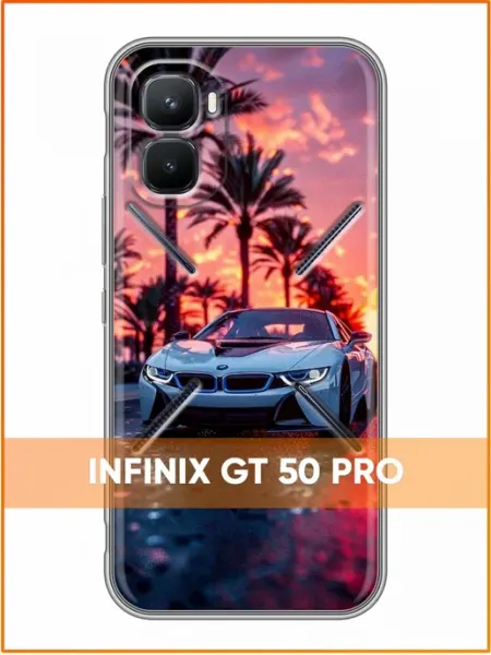 Чехол на Infinix GT 50 Pro с принтом БМВ Case Face