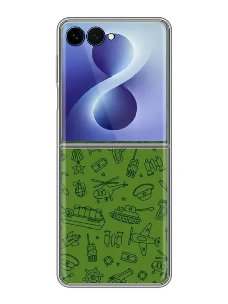 Чехол на Samsung Galaxy Z Flip 8 Подарок военному мужчине inThisCase