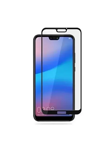 Защитное стекло Huawei P20 Lite черная рамка GlassPro