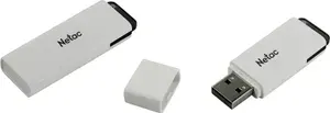 Netac 4 ГБ USB-флеш-накопитель U185 (NT03U185N-004G-20WH), USB 2.0;USB Type-A, до 110 Мб/сек, Пластик, белый