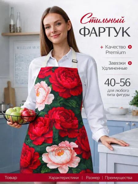House mania Фартук кухонный поварской передник
