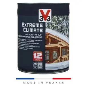 Антисептик на водной основе для дерева V33 EXTREME CLIMATE Скандинавская Сосна 0,9 литра