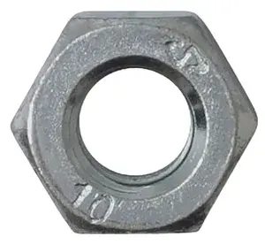 Гайка шестигранная М10 DIN 934 высокопрочная, шаг резьбы 1,5, класс прочности 10 оцинкованная Sorrex OY (100 штук)