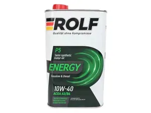 ROLF 10W-40 Масло моторное, Полусинтетическое, 1 л