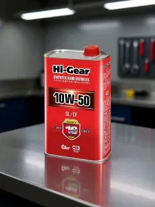 Hi-Gear масло 10W-50 Масло моторное, Полусинтетическое, 1 л
